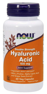Acide hyaluronique 100 MG 60 gélules NOW FOODS